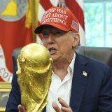 Le tirage au sort du Mondial 2026 aura lieu à Washington, a annoncé Donald Trump KEYSTONE/AP/Jacquelyn Martin